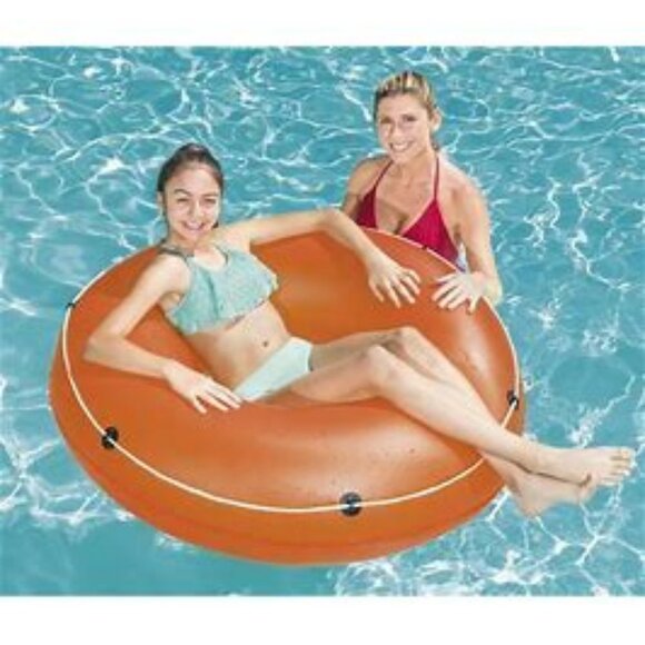 Bestway Summer Blast Swim Tube Blue Ring NEW Sealed H2O Go 41.7in x41.7inx10.6in - Picture 1 of 3